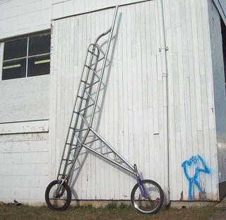 Illustration for article titled SkyWalker 12-Foot-Tall Bicycle Probably Requires Jedi Abilities